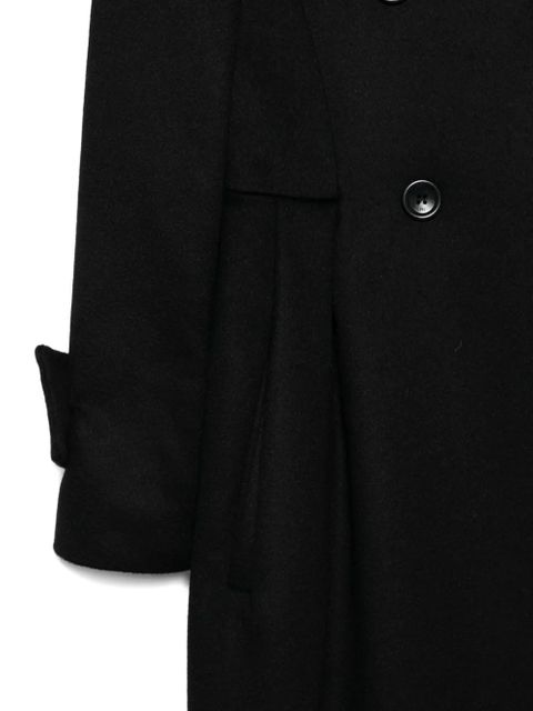 Max Mara double-breasted coat - Black