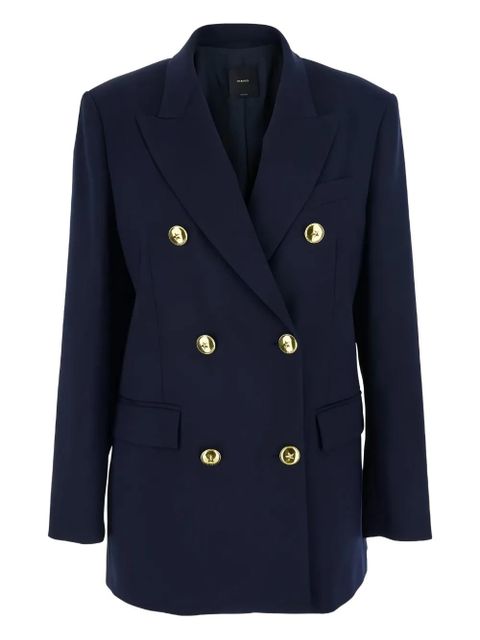 PINKO New Guinea double-breasted blazer - Blue - zdjęcie produktu nr 1