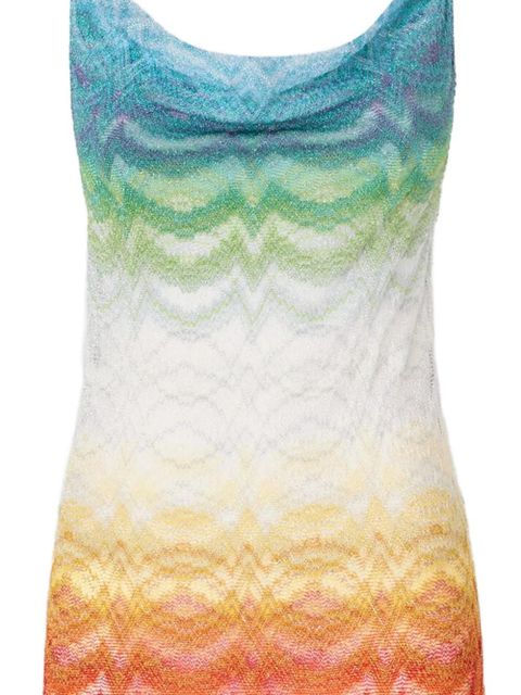 Missoni open-back maxi beach dress - Blue - zdjęcie produktu nr 2