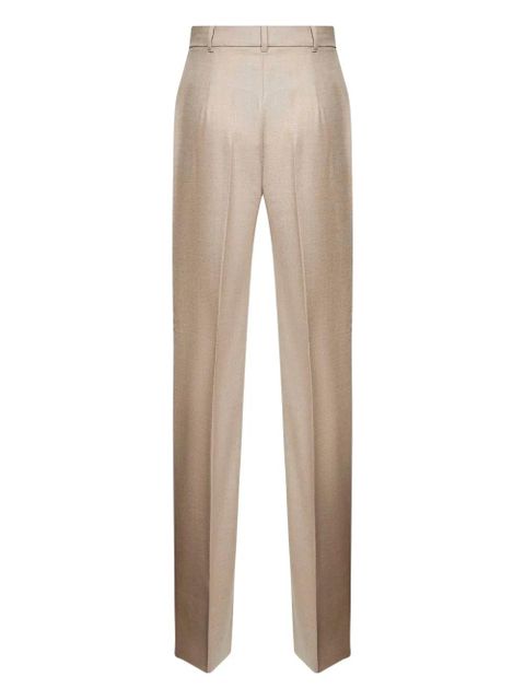 Max Mara Lambro high-rise pressed trousers - Neutrals - zdjęcie produktu nr 2