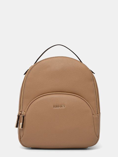 Liu Jo plecak damski kolor brązowy mały gładki AA6209 E1012