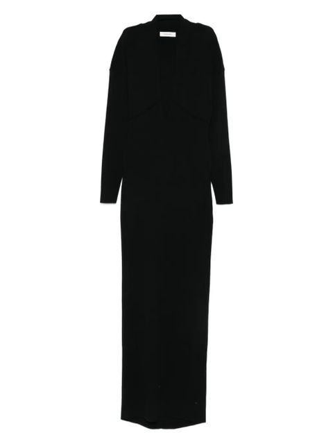 ENTIRE STUDIOS V-neck maxi dress - Black - zdjęcie produktu nr 1