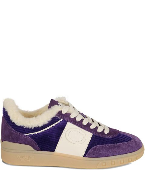Valentino Garavani Upvillage lace-up V-logo sneakers - Purple - zdjęcie produktu nr 1