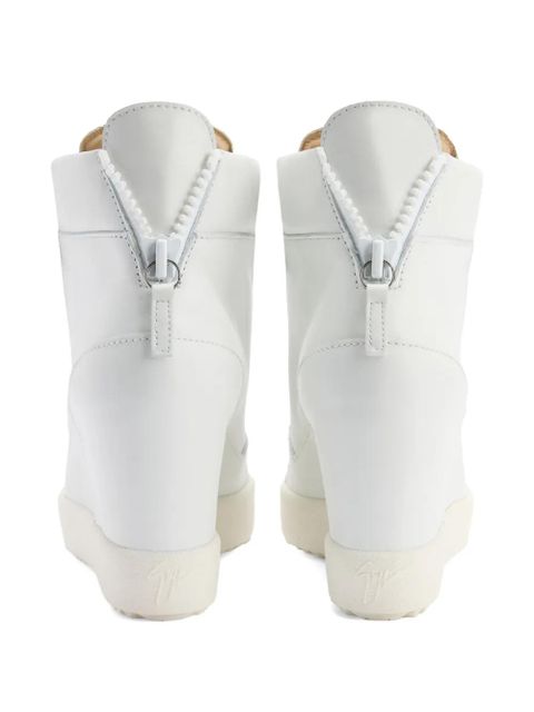 Giuseppe Zanotti Addy wedge sneakers - White - zdjęcie produktu nr 2