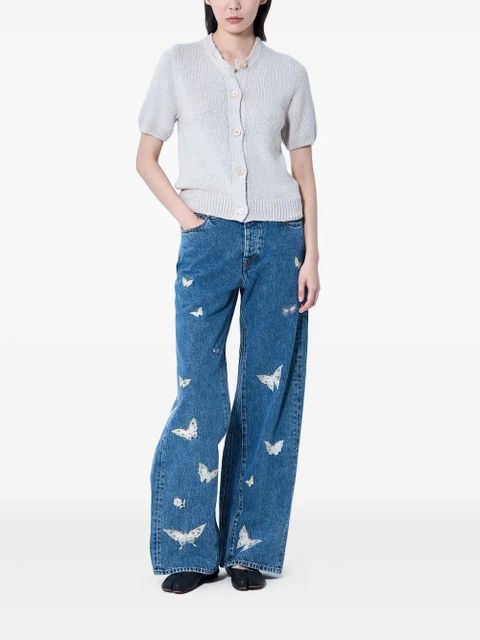 OUR LEGACY silk knit button top - Neutrals - zdjęcie produktu nr 2