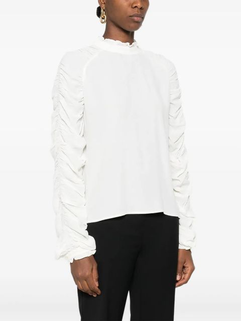 TWINSET puffed-sleeve blouse - White