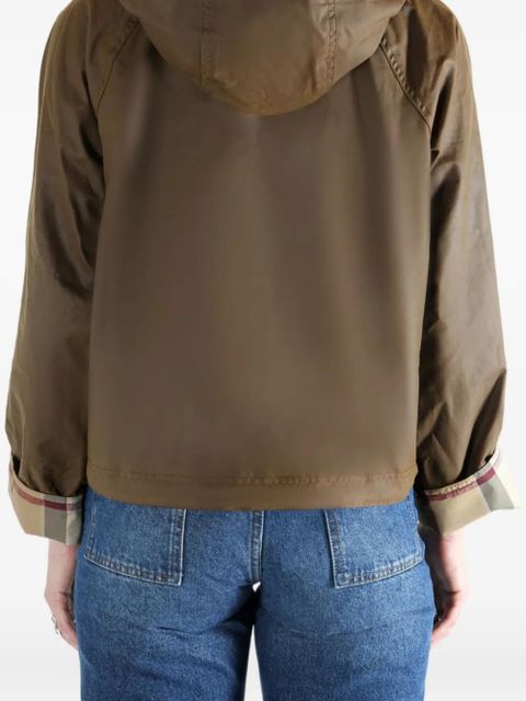 Barbour corduroy-collar jacket - Brown