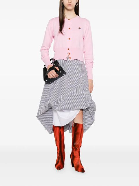 Vivienne Westwood Bea orb-embellished button cardigan - Pink - zdjęcie produktu nr 2