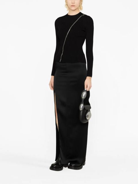 Alexander McQueen zip-detail sweatshirt - Black