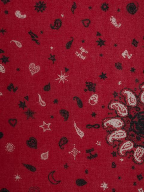 Zadig&Voltaire Maddie scarf - Red