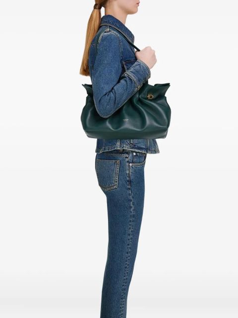 Ferragamo leather shoulder bag - Green