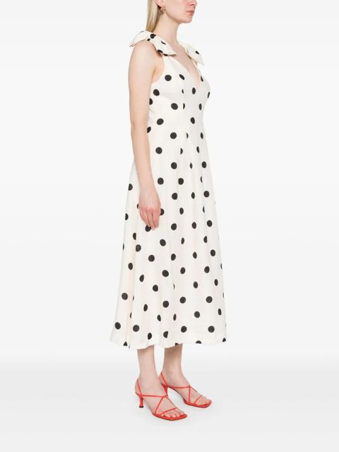 ZIMMERMANN Crush midi dress - Neutrals