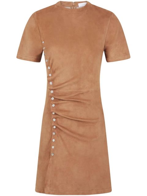 Rabanne gathered mini dress - Brown - zdjęcie produktu nr 1