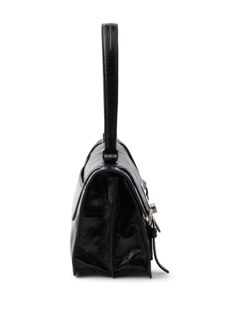 Prada medium leather shoulder bag - Black