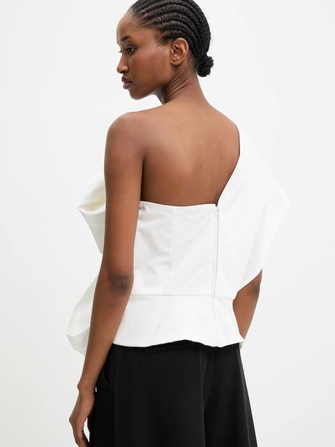 Answear.LAB bluzka damska kolor biały gładka - zdjęcie produktu nr 2