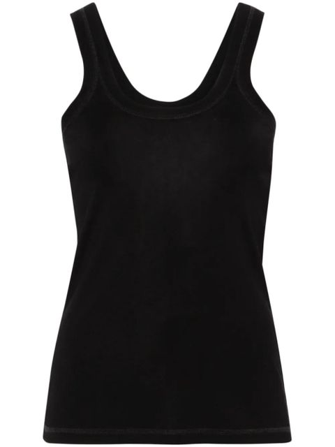 LEMAIRE fine-ribbed tank top - Black - zdjęcie produktu nr 1