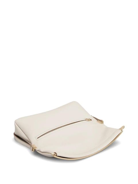 Tod's leather clutch bag - Neutrals