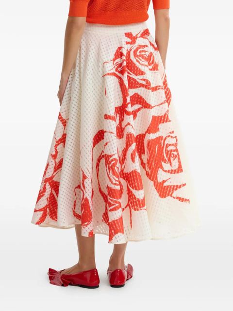 Essentiel Antwerp floral skirt - White