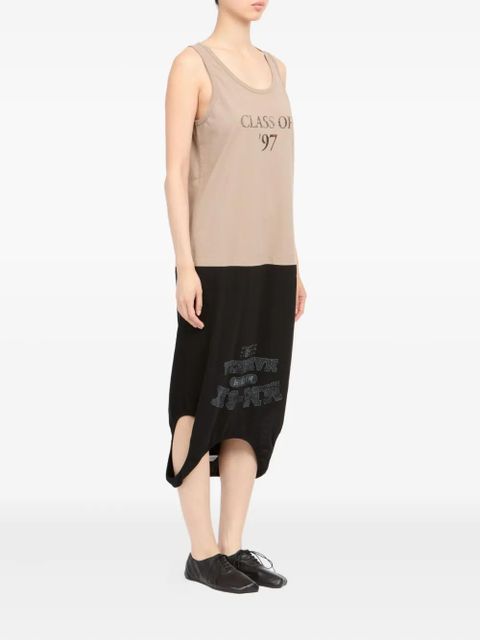 MM6 Maison Margiela cut-out midi dress - Neutrals