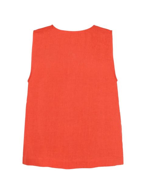 ERES sleeveless top - Orange - zdjęcie produktu nr 1