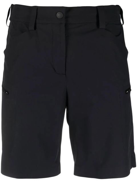 Moncler Grenoble logo-print wide shorts - Black - zdjęcie produktu nr 1