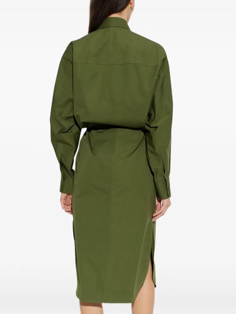 Givenchy pleated shirt dress - Green