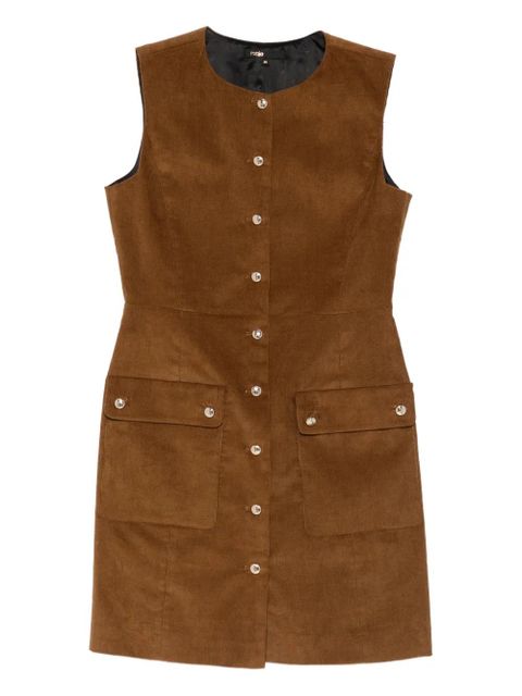 Maje round-neck sleeveless dress - Brown - zdjęcie produktu nr 1