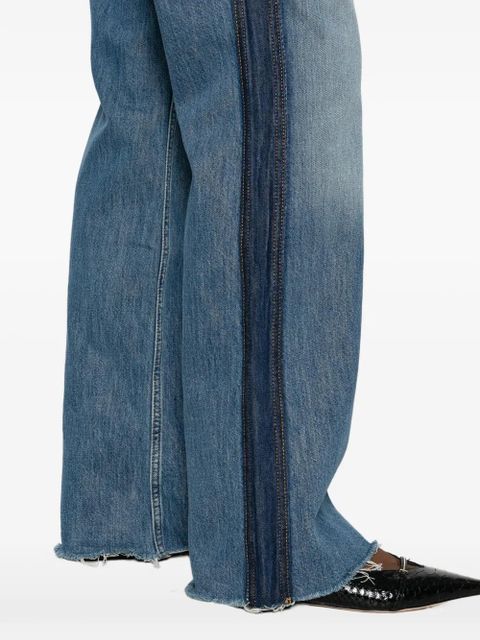 RE/DONE frayed-hem jeans - Blue