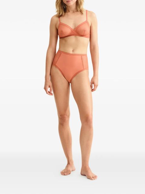 ERES Lotus high-waisted brief - Orange