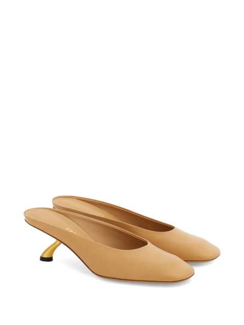 Ferragamo Sculptural heel mule - Neutrals - zdjęcie produktu nr 2