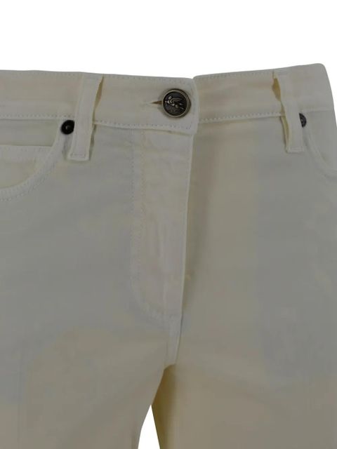 ETRO embroidered-detail five-pocket design jeans - Neutrals - zdjęcie produktu nr 2