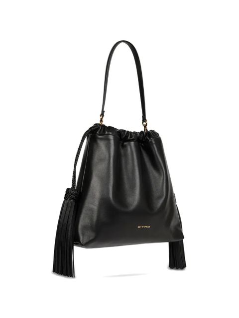 ETRO medium Kalispera tassels leather shoulder bag - Black