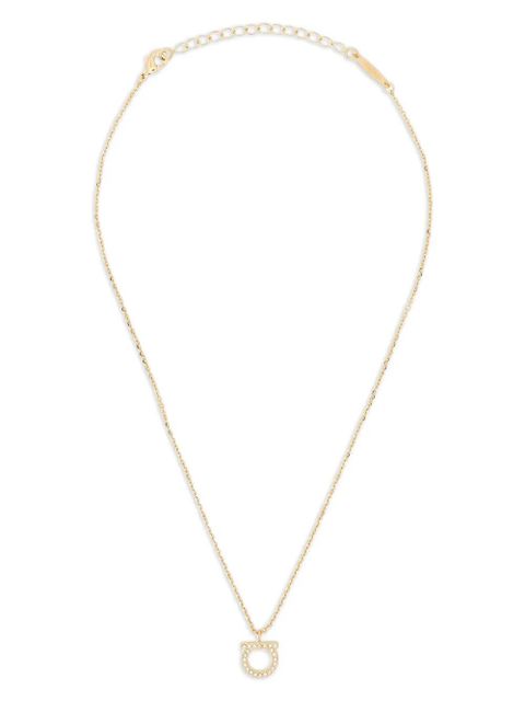 Ferragamo Gancini crystals necklace - Metallic - zdjęcie produktu nr 1
