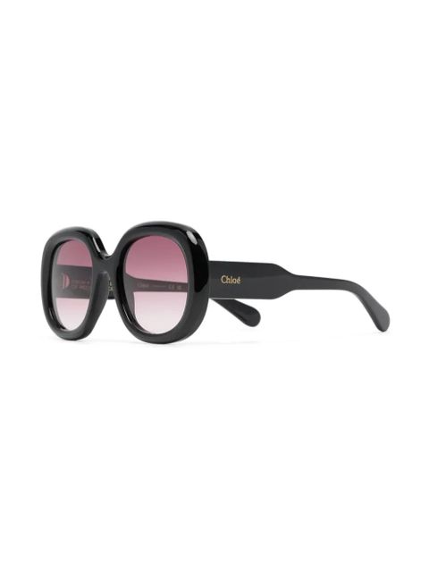 Chloé Eyewear square frame sunglasses - Black - zdjęcie produktu nr 2