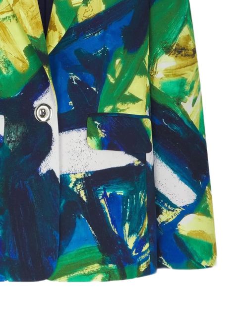 Simon Miller Lennox floral-print blazer - Blue - zdjęcie produktu nr 2