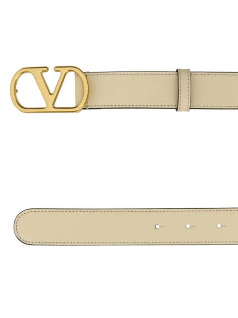 Valentino Garavani 30mm VLogo Signature belt - Neutrals