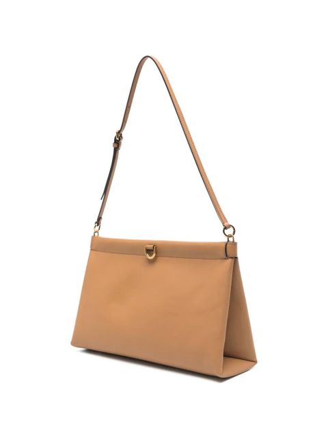 ETRO medium Talk leather clutch bag - Brown - zdjęcie produktu nr 2