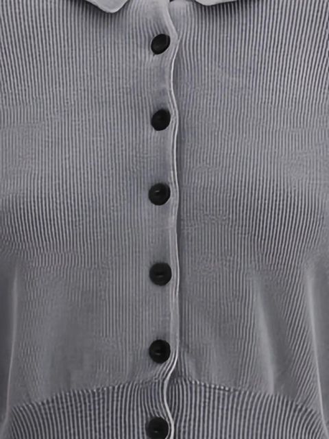 Alexander Wang cropped cardigan - Grey