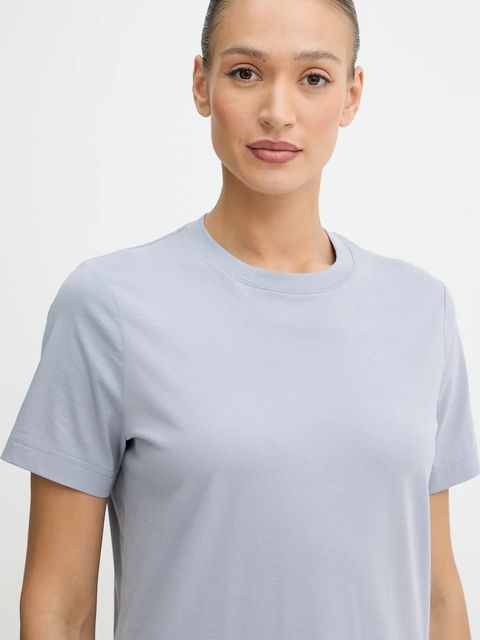 BOSS t-shirt bawełniany damski kolor niebieski 50457259