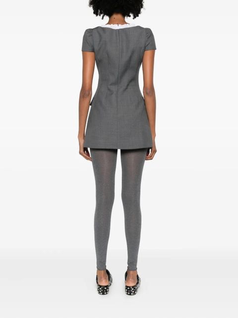 SHUSHU/TONG short sleeve mini dress - Grey