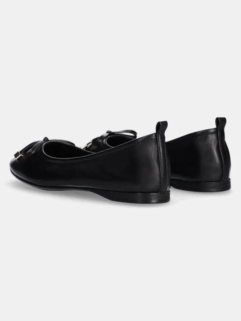 Answear.LAB baleriny skórzane kolor czarny