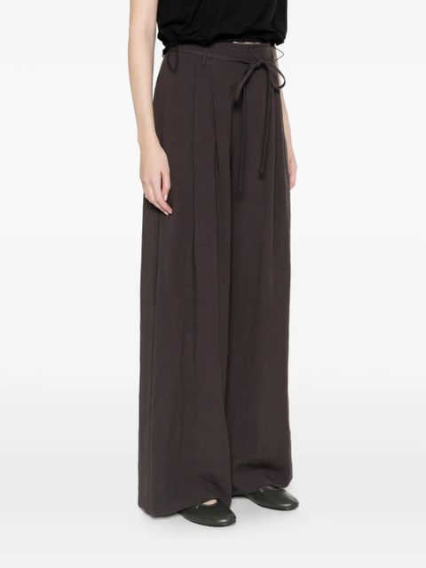 Eleh Malva tie waist trousers - Brown