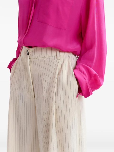 Essentiel Antwerp Josha pinstripe trousers - White