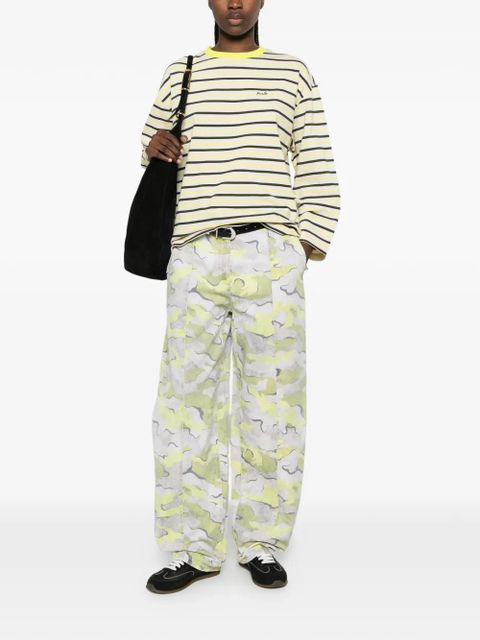 PINKO striped cotton sweater - Neutrals - zdjęcie produktu nr 2