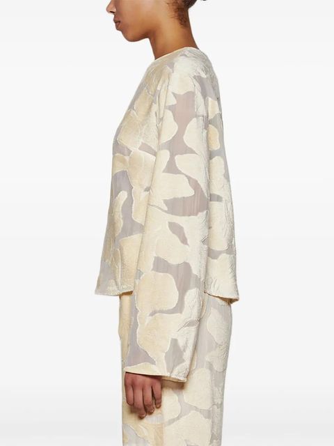 LouLou de Saison floral blouse - Neutrals