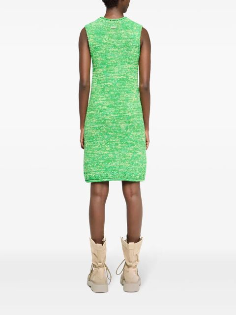 JW Anderson space-dye mini dress - Green