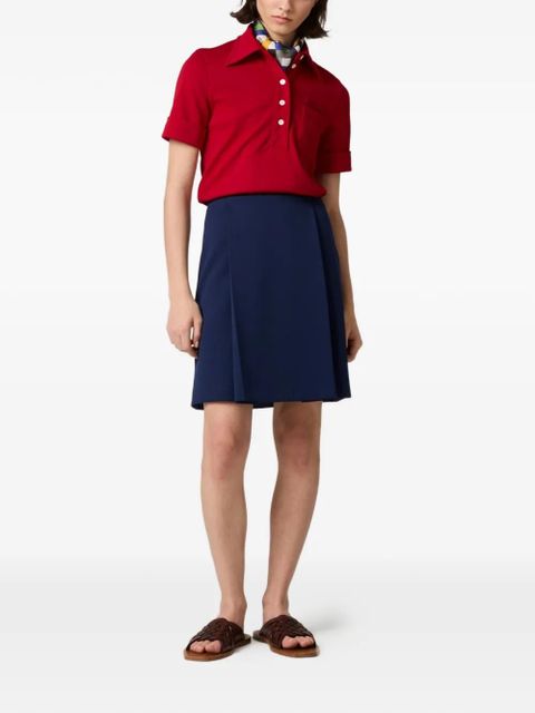 Miu Miu point collar embroidered top - zdjęcie produktu nr 2