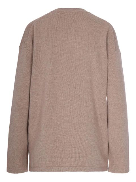 Max Mara crew-neck sweater - Neutrals - zdjęcie produktu nr 2