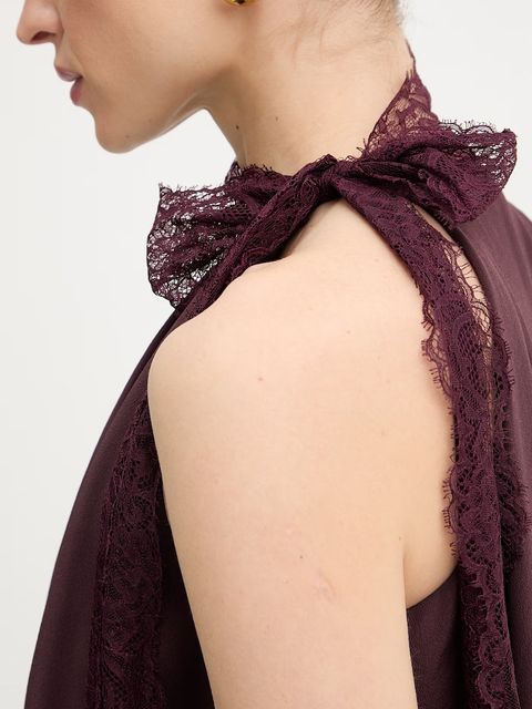 Pinko sukienka z dodatkiem jedwabiu