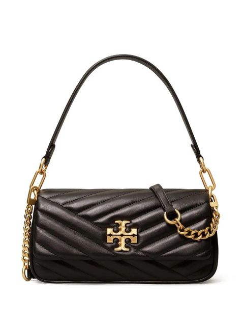 Tory Burch small Kira Chevron Flap shoulder bag - Black - zdjęcie produktu nr 1